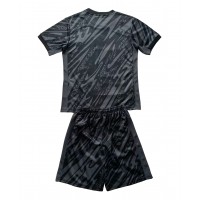 Camiseta Brasil Portero Segunda Equipación Replica Copa America 2024 para niños mangas cortas (+ Pantalones cortos)